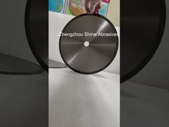 چرخ‌های الماسه با پیوند رزینی 300 میلی‌متری 1A1R با لبه‌ی پیوسته برای برش شیشه