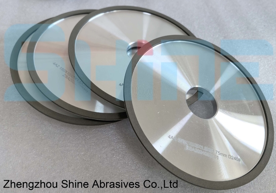4A2 چرخ آسیاب الماس پیوند رزین برای آسیاب پروفایل HSS تیز کردن