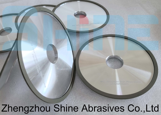 4A2 چرخ آسیاب الماس پیوند رزین برای آسیاب پروفایل HSS تیز کردن