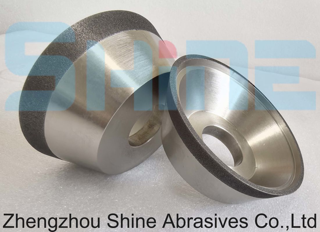 75mm 11V9 رزین باندی CBN / چرخ تراش الماس برای تراش ابزار CNC