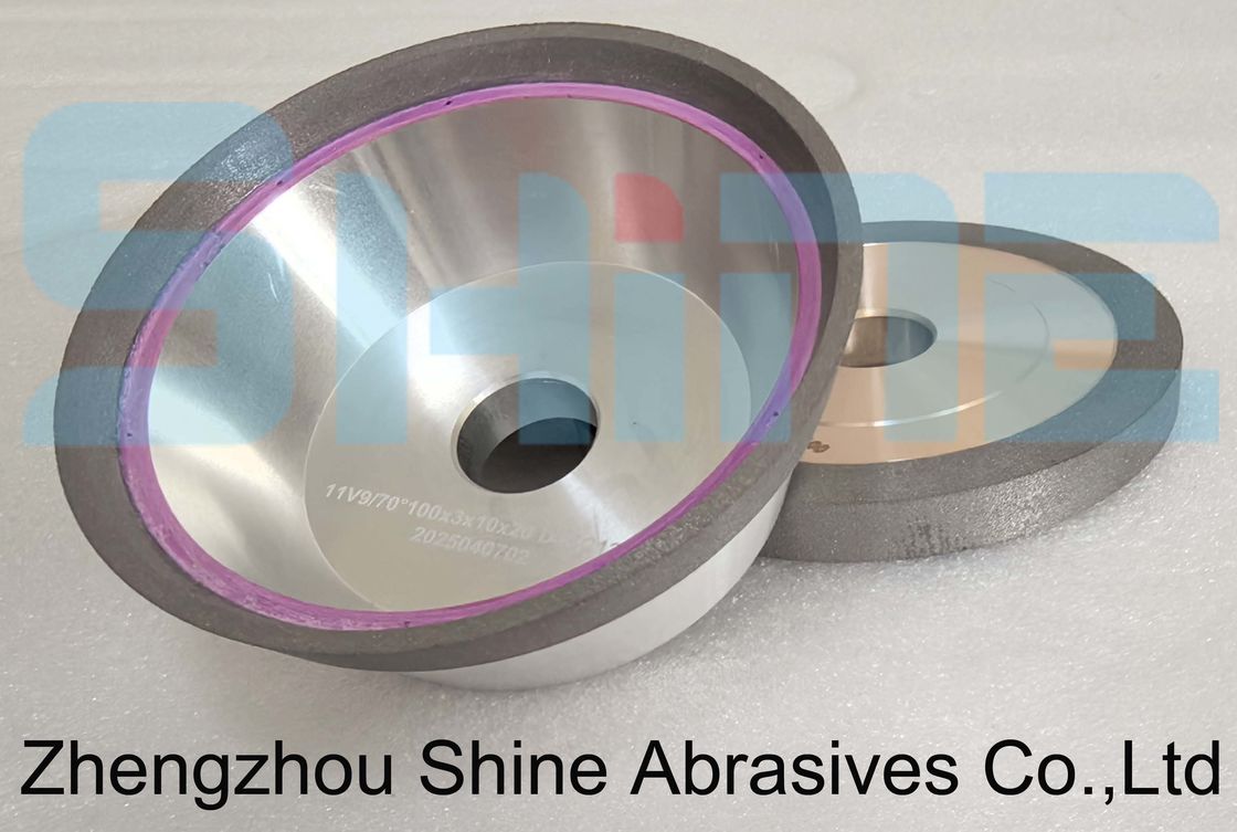 چرخ الماس CNC با اتصال هیبریدی برای حفاری قطعات کربید جامد