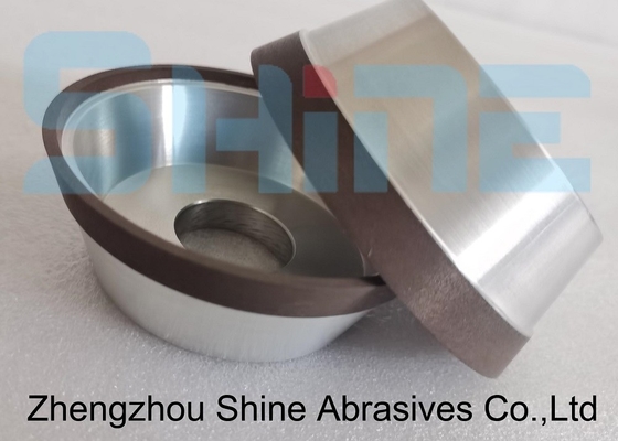 100mm 11V9-70° رزین Bond Diamond Cup Wheels برای تیز کردن کاربید