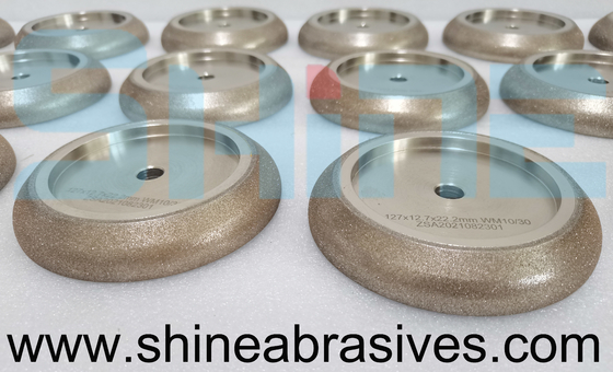 Wm 10/30 Sharpener Cbn چرخ آسیاب الکتروپلاکت شده برای تیز کردن نوار