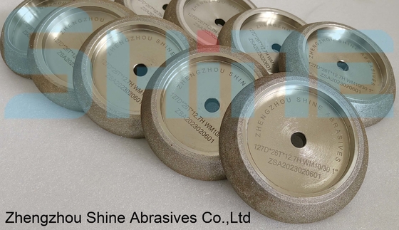 127mm نوار نوار تراش برنج چرخ تراش CBN چرخ تراش دیسک تراش