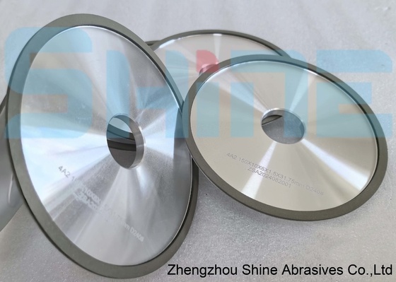 4A2 چرخ آسیاب الماس پیوند رزین برای آسیاب پروفایل HSS تیز کردن
