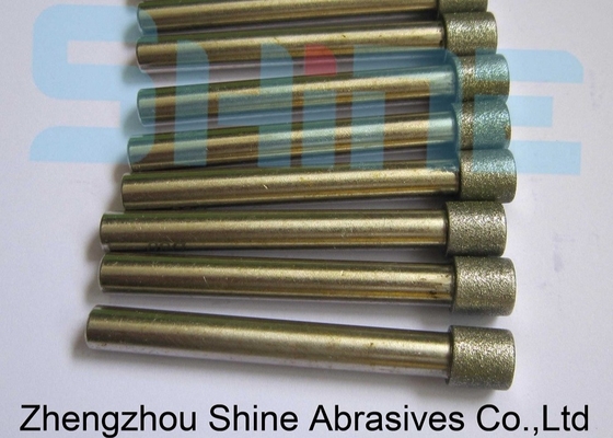 پیین های آسیاب الماس Cbn داخلی 10mm Shank ابزار الماس الکتروپلاکت شده