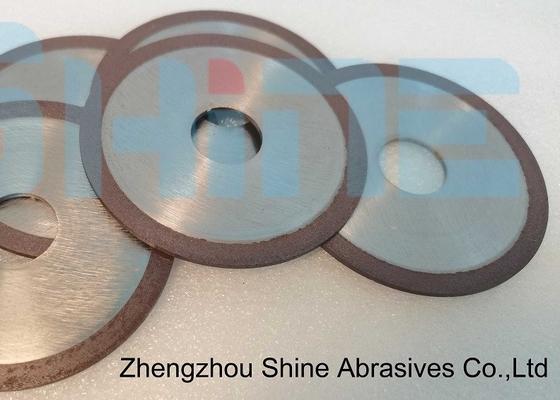 ISO 80mm چرخ آسیاب پیوند رزین برای برش کاربید وولفستم
