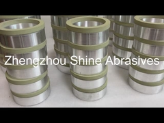 چرخ سنگ زنی الماسی با پیوند شیشه ای 6A2 برای سرامیک ها و آلیاژهای سخت