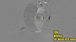 مشاهده چرخ های CBN آبکاری شده برای چاقوی چوبی HSS برای سنگ زنی و تیز کردن چاقو