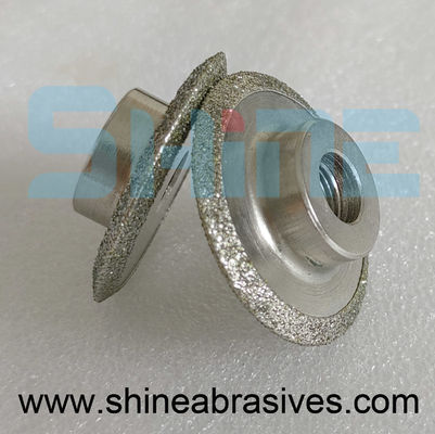 الماس الکتروپلاکت سی بی ان دریچه صندلی سنگ درخشش خاشاک برای کربید آسیاب