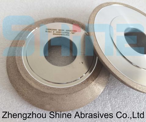 ODM 1V1 127mm فلز پیوند الماس Cbn چرخ برای آسیاب تیغه زنجیر