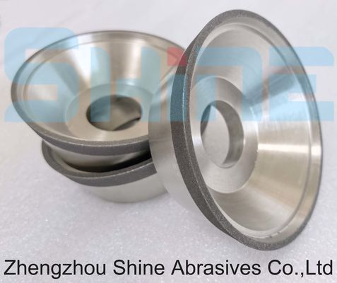 100mm 11V9 رزین باندی CBN / چرخ تراش الماس برای تراش ابزار CNC