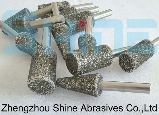 الماس الکتروپلاکت شده / سی بی ان mandrels آسیاب و چرخ برای ابزار کربید