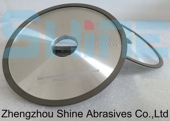 4A2 چرخ های آسیاب الماس با پیوند رزین برای ماشینکاری کربید ولتفستم