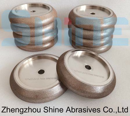 تراش تراش 5" 10/30 ° CBN چرخ های آسیاب برای چوب Mizer تراش تراش