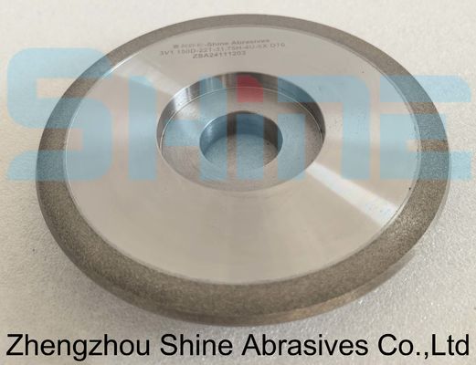 3V1 150MM چرخ آسیاب الماس پیوند فلزی برای قطعات حفاری کربید جامد