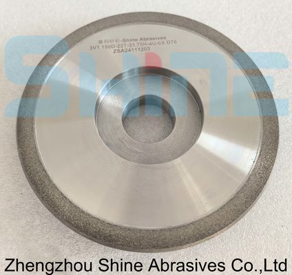 3V1 بهترین کیفیت اتصال فلز الماس چرخ آسیاب برای شیشه سرامیک