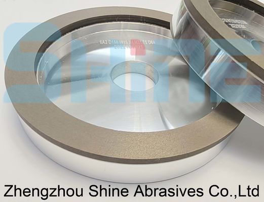 6A2 اتصال فلزی الماس چرخ آسیاب CBN برای ابزار HSS آلیاژ شیشه سرامیکی