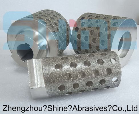 D131 میلی متر قطب حفاری الماس الکتروپلاستی سفارشی برای سنگ مرمر