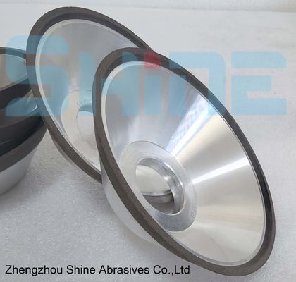 11V9 شکل قوری رزین پیوند الماس / CBN چرخ آسیاب فولاد ضد زنگ