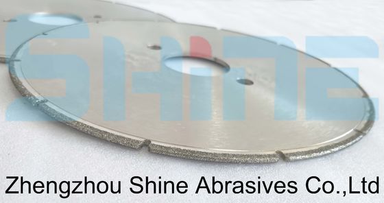 سنگ الماسه آبکاری شده 300 میلی متری برای سنگ زنی و برش چدن