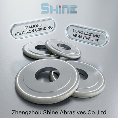 چرخ سنگ زنی CBN با پیوند فلزی 14FF1 برای فولاد ابزار HSS ضد زنگ