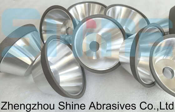 11V9 هیبریدی CBN دایره سنگزنی الماس برای پاکسازی شیار و دندانه زنی