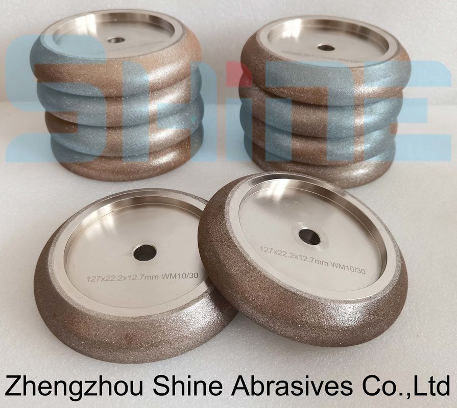 تراش تراش 5" 10/30 ° CBN چرخ های آسیاب برای چوب Mizer تراش تراش